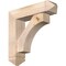 Ekena Millwork Westlake Arts and Crafts Smooth Bracket w/ Offset Brace, Douglas Fir, 7 1/2"W x 30"D x 30"H BKT0806X30X30WTL03SDF - alternate 1